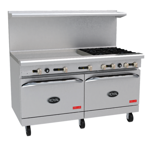 Royal Range Delux Series RDR-4G36-CC Gas Range 60-Inch Restaurant Size