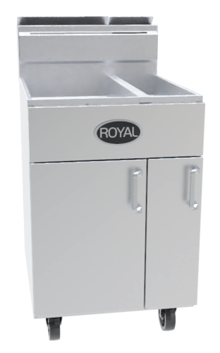 Royal Range RFT-5025 Fryer Gas Floor Model Split Pot