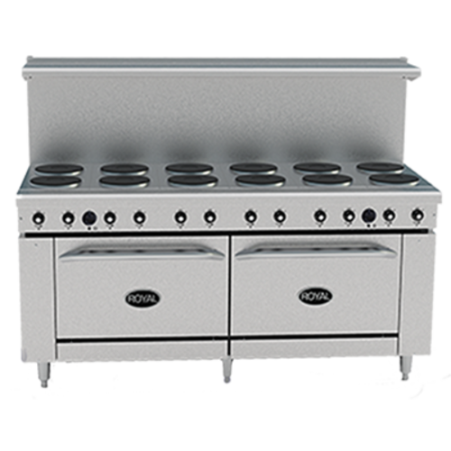 Royal Range Electric Series RRE-12-CC Electric Restaurant Range 72-Inch