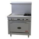Royal Range Delux Series RDR-4G12-C Gas Range 36-Inch Restaurant