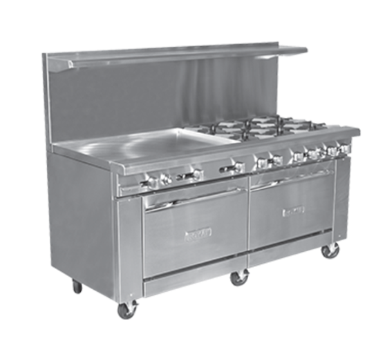 Royal Range RR-12-CC Gas Range 72-Inch | USA Equipment Direct