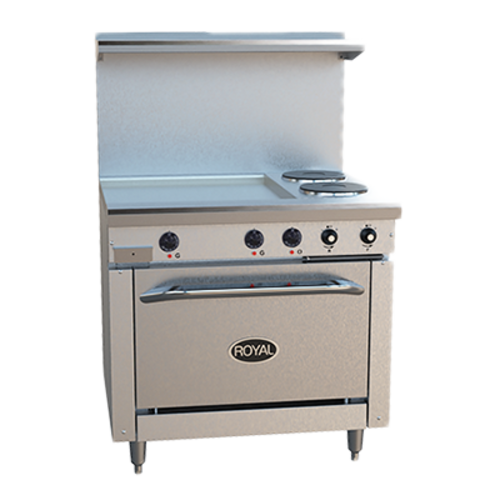 Royal Range Electric Series RRE-2GT24 Electric Restaurant Range 36-Inch Size