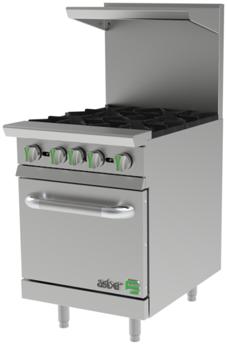 Asber USA Emerald AER 4 24 EM Gas Range 24-Inch Restaurant