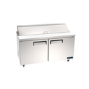 Kool It Signature MVP KIN48SP-HC 48" Two-Section Sandwich Salad Prep Unit