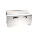 Kool It Signature MVP KIN60SP-HC 60" Two-Section Sandwich Salad Prep Unit