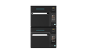 Pratica FIT ST Black Double Stacked Speed Oven | 2 Cavities, Dual Magnetron, Wi-Fi + RJ45