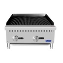 Atosa USA ATCB-24 CookRite Charbroiler Natural Gas Countertop 24 Inch 70000 BTU Stainless Steel Grates