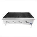 Atosa USA ATCB-48 CookRite Charbroiler Natural Gas Countertop 48W x 27-3/5D x 15-1/5H 140000 BTU Stainless Steel