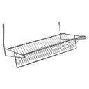 Metro IWA-S11K4 SmartWall Slanted Lid Holder/Drying Shelf, Metroseal Gray Epoxy