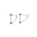 Metro 18WB1C Erecta Shelf Wall Mounts for one 18" Wide Erecta Wire Shelf