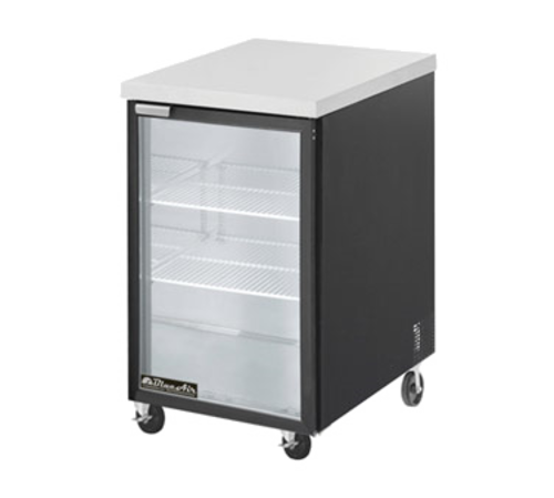 Blue Air BBB23-1SG-HC 23" One-Section Glass Door Back Bar Cooler, 7.9 cu. ft.