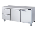 Blue Air BLUR72-D2L-HC 72" Undercounter Refrigerator, 2 Left Drawers and 2 Swing Doors