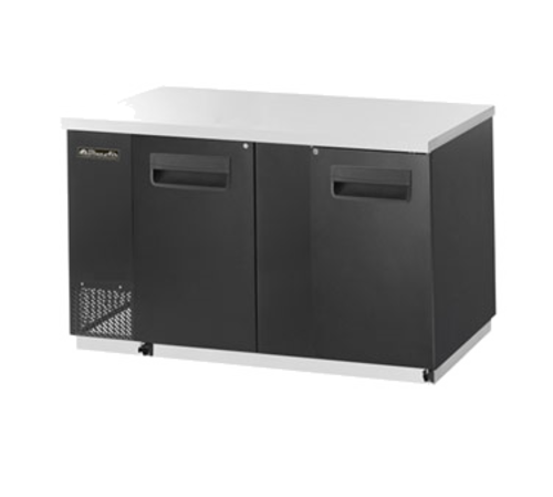 Blue Air BBB69-3S-HC 69" Two-Section Solid Door Back Bar Cooler, Stainless Steel, 23.4 cu. ft.