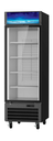Blue Air BGM23B-HC 27" Single Glass Door Merchandiser Refrigerator, Black, 23 cu. ft.