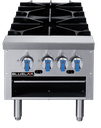 Blue Air BLSP2-L 18" Low Gas Stock Pot Range, (2) Cast Iron Three-Ring Burners, 160,000 BTU/H