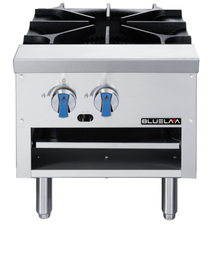 Blue Air BLSP1-L 18" Low Gas Stock Pot Range, Cast Iron Three-Ring Burner, 80,000 BTU/H
