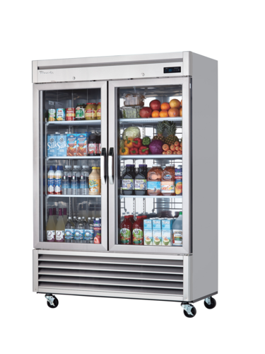 Blue Air BSR49GP-HC 54" Two-Section Glass Door Reach-In Proofer, 49 cu. ft.