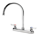 Krowne Metal Corporation 13-802L Silver Series Faucet Deck Mount 8 Inch Centers Gooseneck Spout Low Lead Compliant