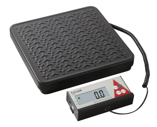 Taylor Precision TE400 Digital Receiving Scale Steel Tread Plate Platform 400 lbs Capacity