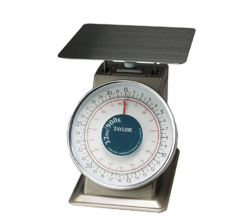 Taylor Precision THD32 Scale Heavy Duty Mechanical 32oz with 9x9 Stainless Steel Platform
