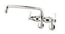 Krowne Metal Corporation 15-612L Royal Series Faucet Splash Mounted Adjustable Centers 12 Inch Swing Spout