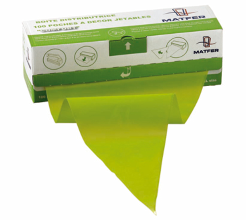Matfer Bourgeat 165007 Pastry Bag Heavy Duty Disposable 23 1/4-Inch Roll of 100