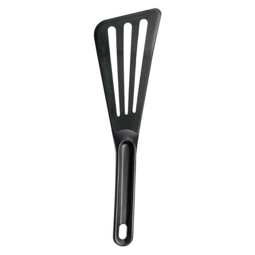 Matfer Bourgeat Exoglass 112419 Turner High Temperature Pelton Spatula Black