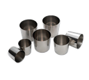 Matfer Bourgeat 342476 Pastry Mold Stainless Steel Nonstick 1 3/4 Inch Pack of 6