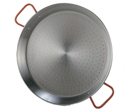 Matfer Bourgeat 071041 Paella Pan 15 3/4-Inch Polished Steel