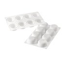 Matfer Bourgeat Silikomart 258308 Baking Sheet Silicone Stone 3D Mold 2 1/2" 8 Cavities