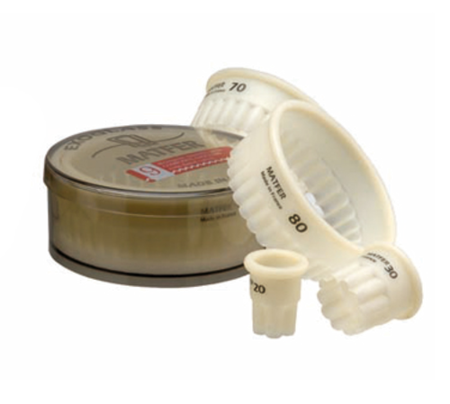 Matfer Bourgeat Exoglass 150101 Dough/Cookie Cutter Fluted Set of 9