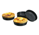 Matfer Bourgeat Exoglass 345110 Pastry Mold 4-Inch Quiche Mold Pack of 12