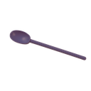 Matfer Bourgeat Exoglass 113334 Serving Spoon High Temperature Purple 11 7/8 Inch