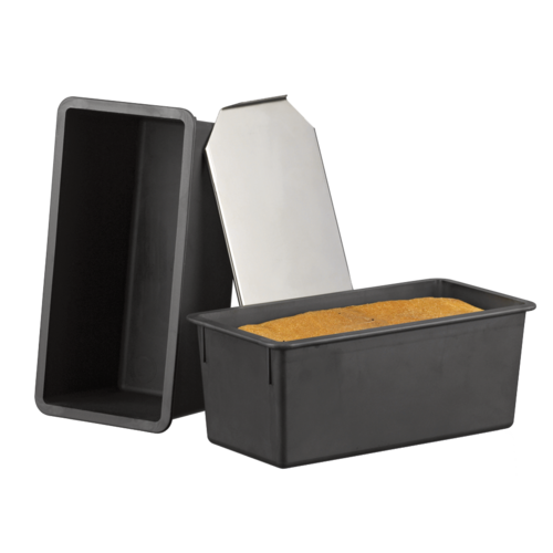 Matfer Bourgeat Exoglass 345834 Loaf Pan 9 3/4" Bread Mold w/ Stainless Steel Lid
