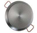 Matfer Bourgeat 071050 Paella Pan La Ideal Polished Steel 27 1/2 Inch