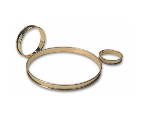 Matfer Bourgeat 371705 Pastry Ring Stainless Steel 3 1/4 Inch Pack of 6