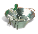 Matfer Bourgeat S3 Food Mill Tin-Plate No. 3 w/ 3 Interchangeable Grids