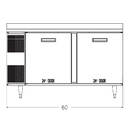 Randell 9205F-290 Freezer Counter Work Top