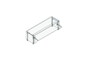Randell RS AFS-STSS-60 Sneeze Guard Stationary