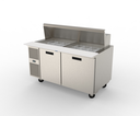 Randell PT60-24W-L Refrigerated Counter Mega Top Sandwich / Salad Unit