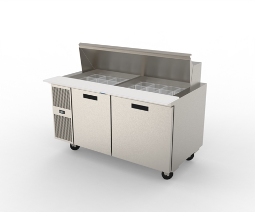 Randell PT60-24W-L Refrigerated Counter Mega Top Sandwich / Salad Unit