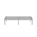 Atosa USA SDA206012 Aluminum Dunnage Rack, 60"W x 20"D x 12"H, 6 Legs, Welded, NSF