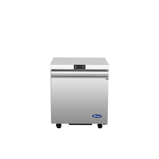 Atosa USA AUR27SD Undercounter Refrigerator, 1 Solid Door, 27-1/2"W, 6.4 cu. ft., Stainless Steel, R290, ETL