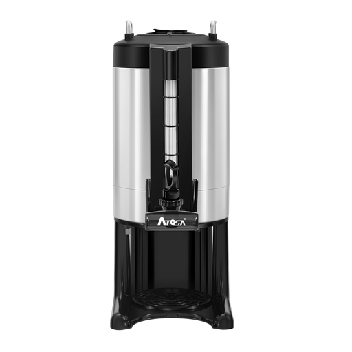 Atosa USA CD-15-L-WS Coffee Dispenser, 1.5 Gal., with Stand and Level Indicator, Vacuum Insulated, Stainless Steel
