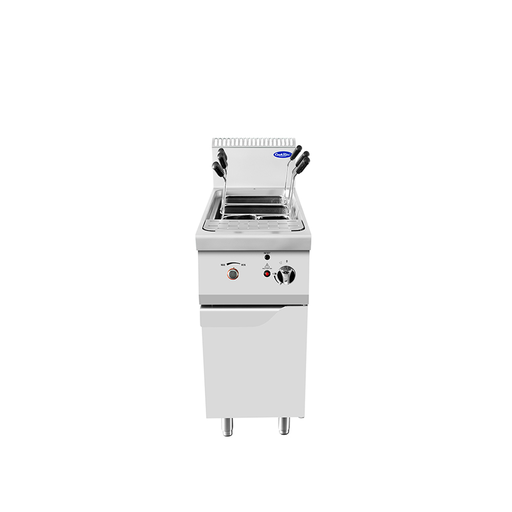 Atosa USA PCG9 Gas Pasta Cooker, Single Tank, 9 Gal., 46,000 BTU, SUS316 Stainless Tank, 4 Baskets Included