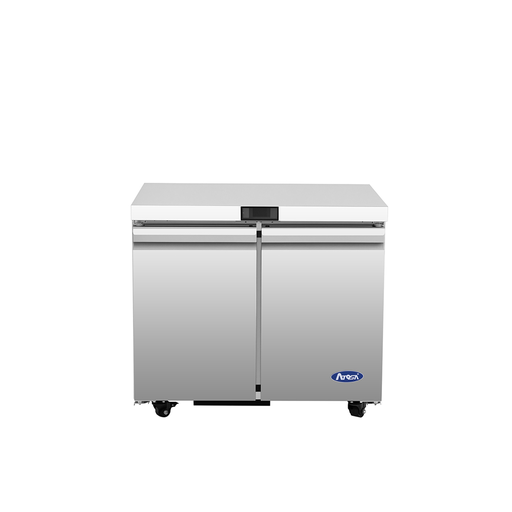 Atosa USA AUR36SD Undercounter Refrigerator, 2 Doors, 36-3/8"W, 8.6 cu. ft., Stainless Steel, R290