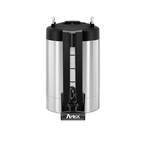 Atosa USA CD-15-L Coffee Dispenser, 1.5 Gal., Level Indicator, No Stand, Vacuum Insulated, Stainless Steel, NSF
