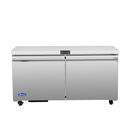 Atosa USA AUR60SD Undercounter Refrigerator, 2 Doors, 60-1/4"W, 15 cu. ft., Stainless Steel, R290