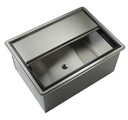 Krowne Metal Corporation D2712-7 Ice Bin Drop-In 7 Circuit Cold Plate 27W x 20D 73 lbs Capacity Stainless Steel