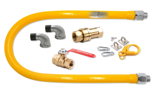 Steel Works SWEFGC-FS-034-KI-36 Gas Connector Hose Kit 36-Inch Length